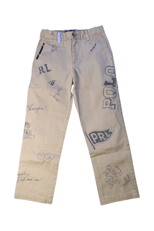 A Beige Casual Pants from Polo Ralph Lauren in size 5T for boy. (Front View)