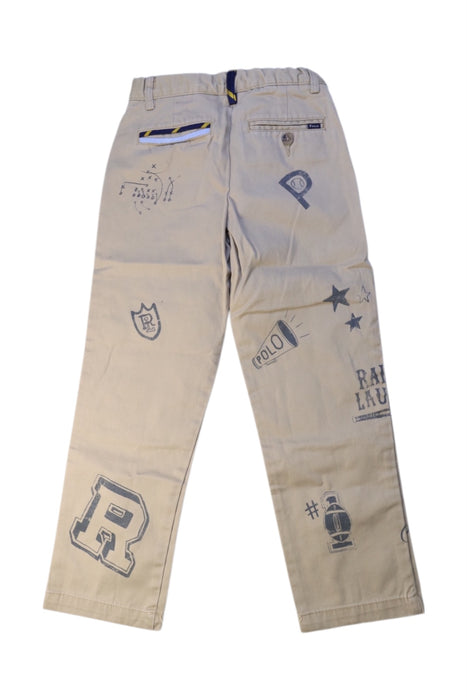 A Beige Casual Pants from Polo Ralph Lauren in size 5T for boy. (Back View)