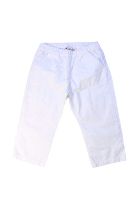 A White Casual Pants from Bonpoint in size 2T for neutral. (Front View)