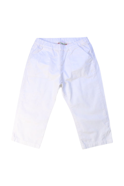 A White Casual Pants from Bonpoint in size 2T for neutral. (Front View)