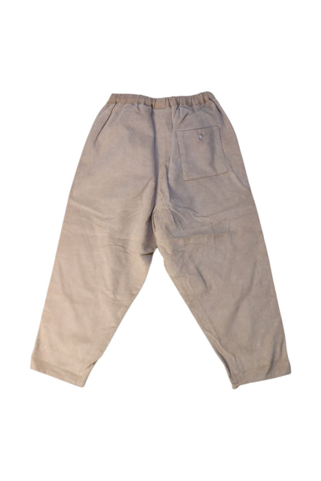 A Beige Casual Pants from Les Enfantines in size 2T for boy. (Back View)