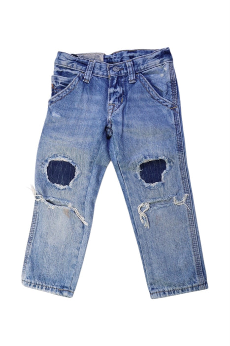 A Blue Jeans from Polo Ralph Lauren in size 2T for boy. (Front View)
