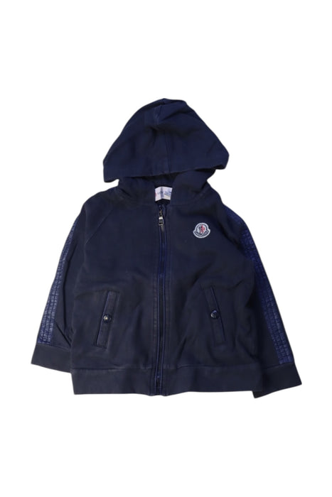A Navy Lightweight Jackets from Moncler in size 18-24M for boy. (Front View)