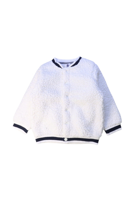 A White Lightweight Jackets from Petit Bateau in size 12-18M for neutral. (Front View)