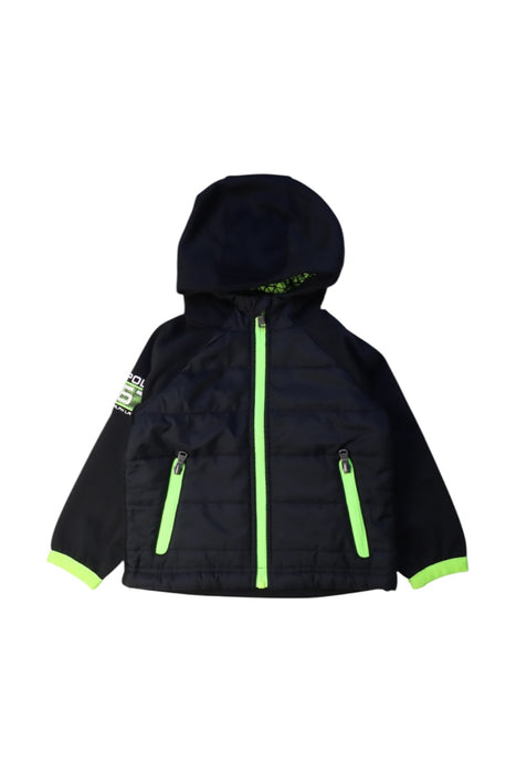 A Black Lightweight Jackets from Polo Ralph Lauren in size 2T for boy. (Front View)