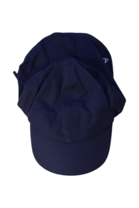 A Navy Caps from Petit Bateau in size 2T for boy. (Front View)