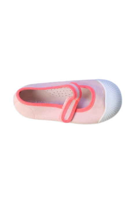 A Pink Flats from Jacadi in size 3T for girl. (Front View)