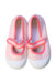 A Pink Flats from Jacadi in size 3T for girl. (Back View)