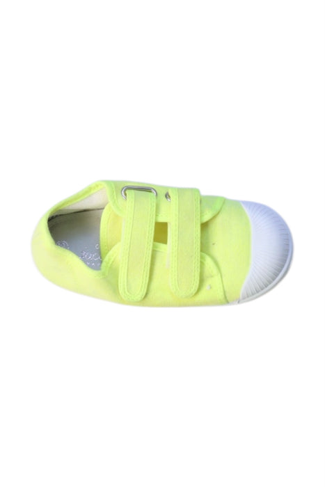 A Yellow Sneakers from Jacadi in size 4T for neutral. (Front View)