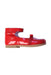 A Red Flats from Jacadi in size 3T for girl. (Front View)