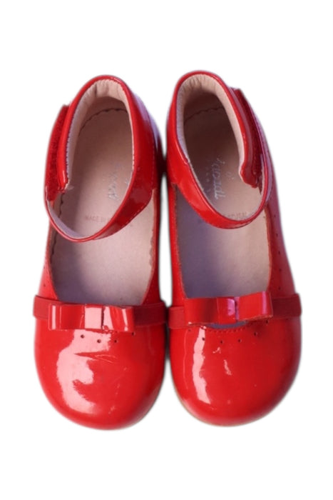 A Red Flats from Jacadi in size 3T for girl. (Back View)