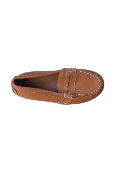 A Brown Loafers & Moccasins from Polo Ralph Lauren in size 3T for boy. (Front View)