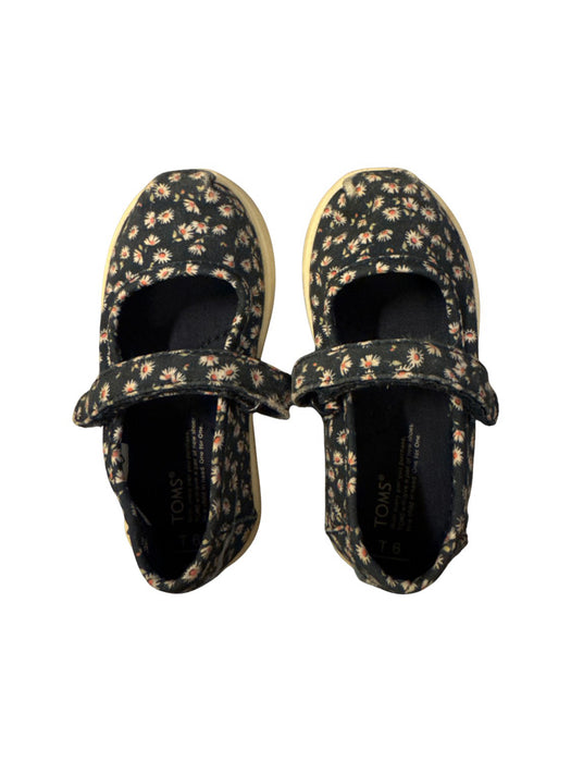 A Multicolour Flats from Toms in size 18-24M for girl. (Front View)