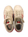 A White Sneakers from Adidas in size 5T for girl. (Front View)