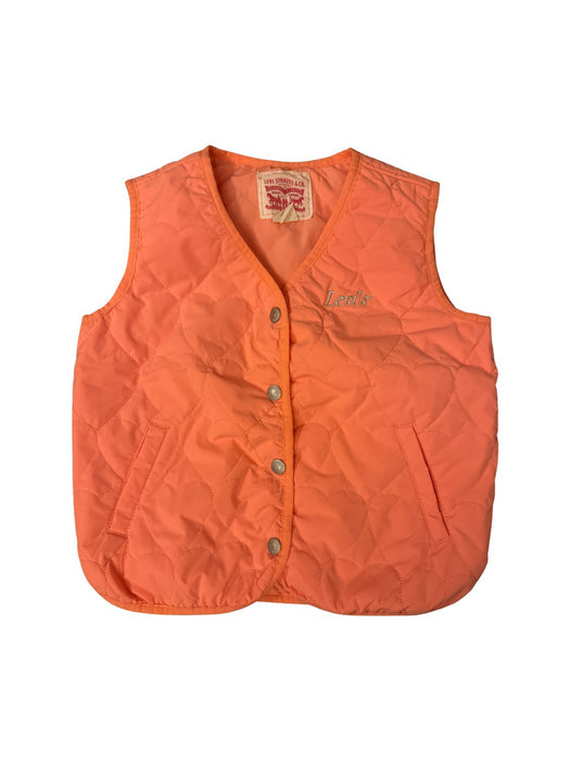 A Orange Outerwear Vests from Levi's in size 6T for neutral. (Front View)
