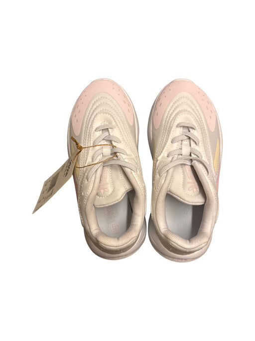 A Pink Sneakers from Adidas in size 5T for neutral. (Front View)