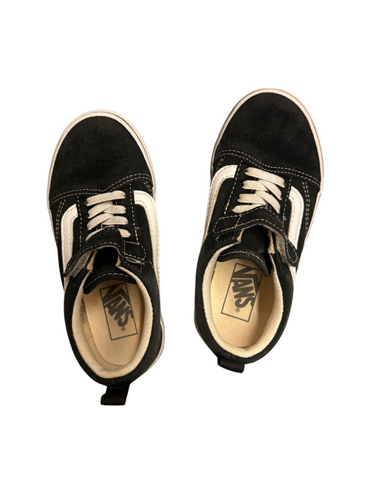 A Black Sneakers from Vans in size 6T for neutral. (Front View)