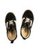 A Black Sneakers from Vans in size 6T for neutral. (Front View)