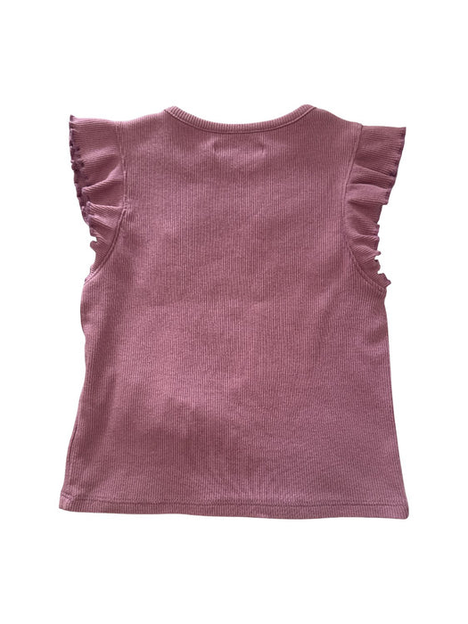 A Purple Sleeveless T Shirts from Gingersnaps in size 4T for girl. (Back View)