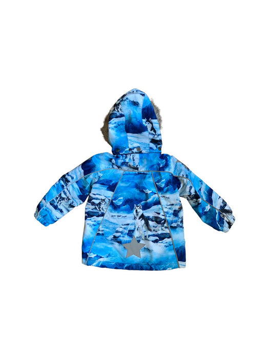 A Blue Ski Jackets from Molo in size 3T for neutral. (Back View)