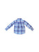 A Blue Long Sleeve Shirts from Petit Bateau in size 5T for boy. (Back View)