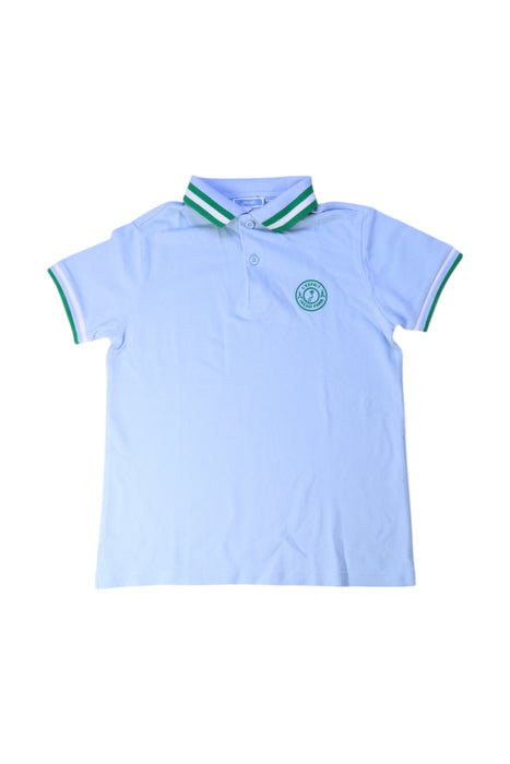 A White Short Sleeve Polos from Jacadi in size 8Y for boy. (Front View)