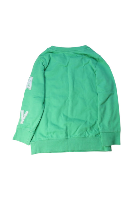 A Green Crewneck Sweatshirts from Seed in size 4T for boy. (Back View)