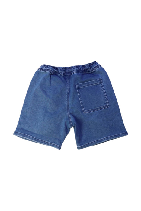 A Blue Shorts from Petit Bateau in size 6T for boy. (Back View)
