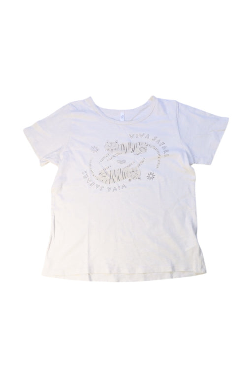 A White Short Sleeve T Shirts from Rylee + Cru in size 6T for boy. (Front View)