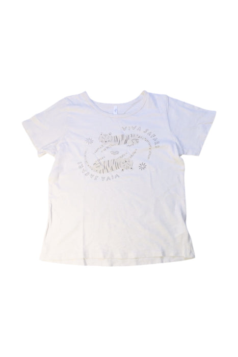 A White Short Sleeve T Shirts from Rylee + Cru in size 6T for boy. (Front View)