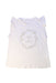A White Short Sleeve Tops from Rylee + Cru in size 4T for girl. (Front View)