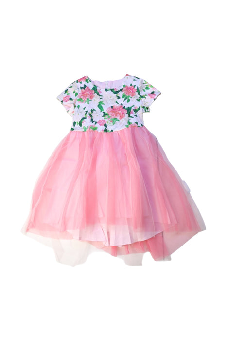 A Multicolour Short Sleeve Dresses from I Pinco Pallino in size 2T for girl. (Front View)