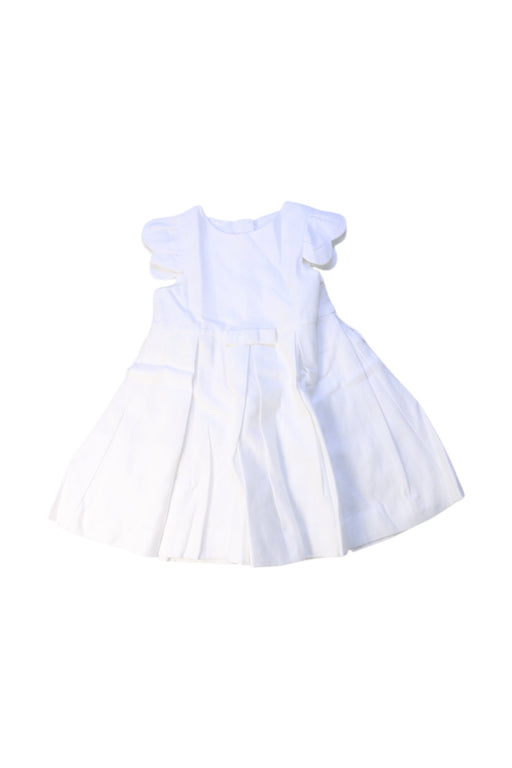 A White Short Sleeve Dresses from Jacadi in size 2T for girl. (Front View)