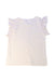 A Ivory Short Sleeve Tops from Petit Bateau in size 6T for girl. (Back View)