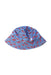 A Blue Sun Hats from Seed in size 5T for girl. (Front View)