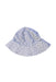 A Blue Sun Hats from Petit Bateau in size 7Y for girl. (Front View)