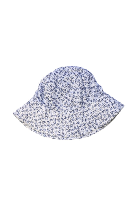 A Blue Sun Hats from Petit Bateau in size 7Y for girl. (Back View)