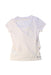 A White Active Tops from Adidas in size 9Y for girl. (Back View)