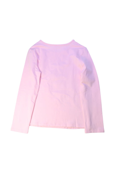 A Pink Long Sleeve Tops from Momonittu in size 10Y for girl. (Back View)