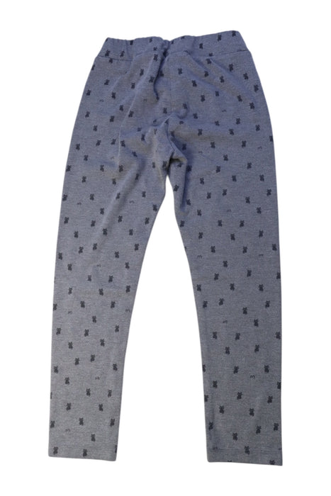 A Grey Leggings from Momonittu in size 10Y for girl. (Back View)