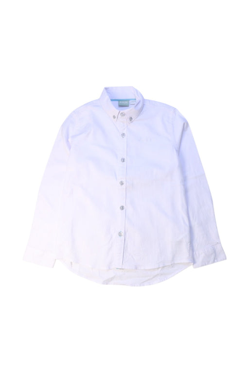 A White Long Sleeve Shirts from Baker by Ted Baker in size 6T for boy. (Front View)