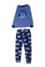 A Blue Pyjama Sets from Little Blue House in size 6T for boy. (Front View)