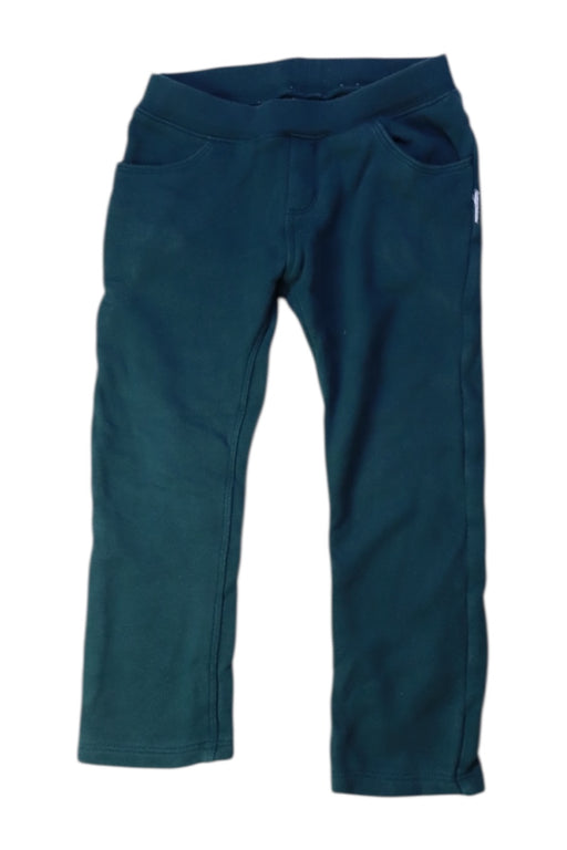 A Teal Sweatpants from Petit Bateau in size 3T for boy. (Front View)