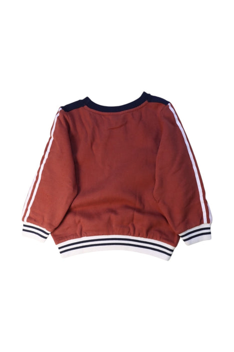 A Brown Crewneck Sweatshirts from Petit Bateau in size 4T for boy. (Back View)