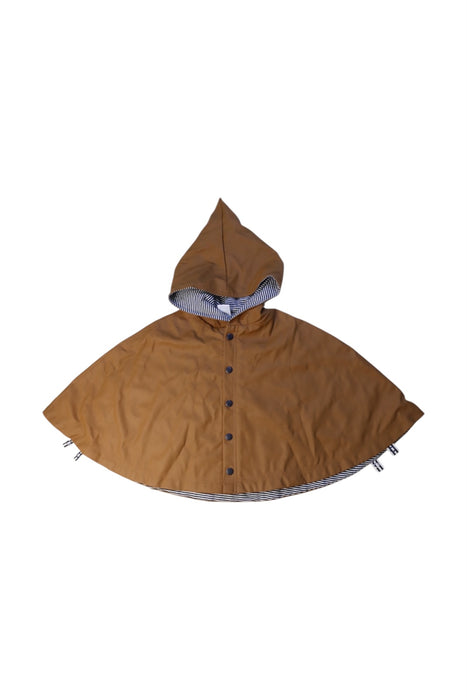 A Brown Capes & Ponchos from Petit Bateau in size 2T for neutral. (Front View)