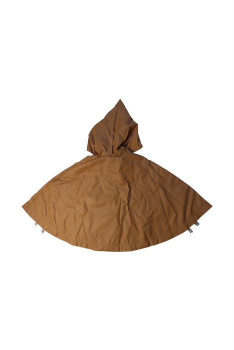 A Brown Capes & Ponchos from Petit Bateau in size 2T for neutral. (Back View)