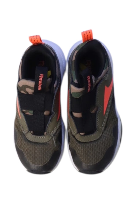 A Green Sneakers from Reebok in size 4T for neutral. (Back View)