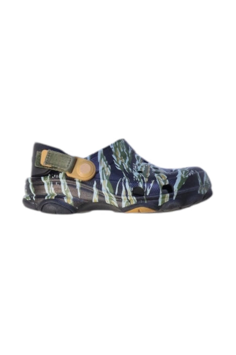 A Multicolour Slip Ons from Crocs in size 3T for neutral. (Front View)