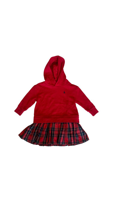 A Red Sweater Dresses from Polo Ralph Lauren in size 2T for girl. (Front View)