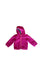 A Pink Puffer/Quilted Jackets from Columbia in size 3T for girl. (Front View)